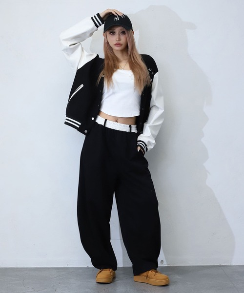 BLACK QUEEN（ブラッククイーン） ワイドパンツ スウェットパンツ