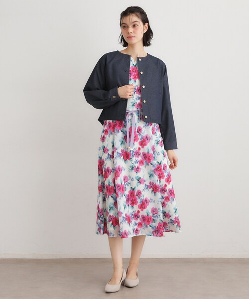 LAURA ASHLEY（ローラアシュレイ） ジャケット ノーカラージャケット