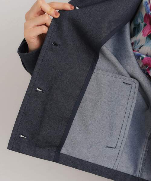 LAURA ASHLEY（ローラアシュレイ） ジャケット ノーカラージャケット 
