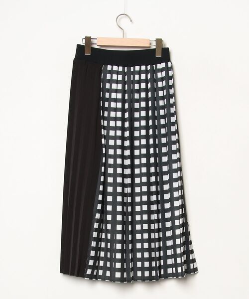 「FRED PERRY」 プリーツスカート 10 ブラック レディース_画像2