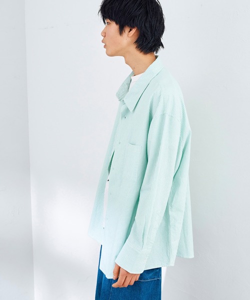 「EDWIN」 長袖シャツ MEDIUM オレンジ メンズ_画像2