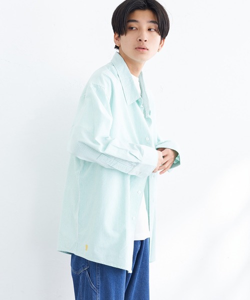 「EDWIN」 長袖シャツ MEDIUM オレンジ メンズ_画像6