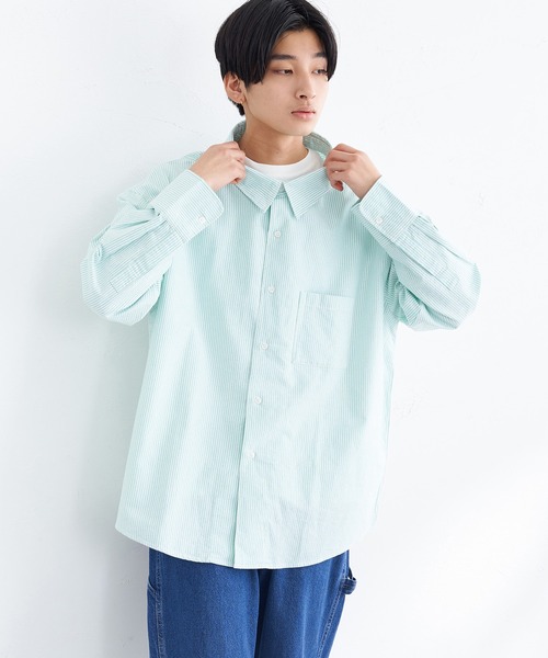 「EDWIN」 長袖シャツ MEDIUM オレンジ メンズ_画像7