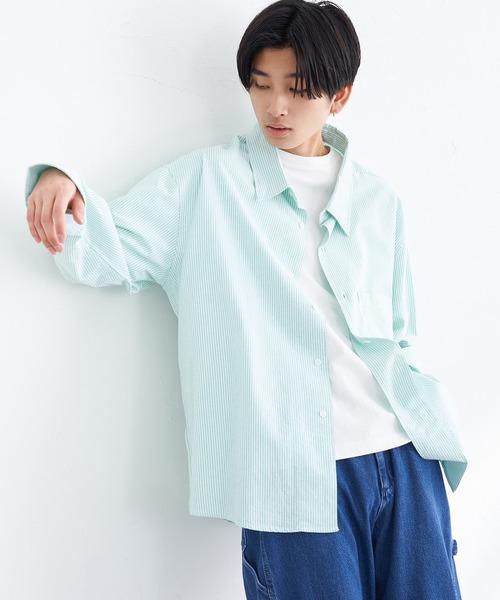 「EDWIN」 長袖シャツ MEDIUM オレンジ メンズ_画像8