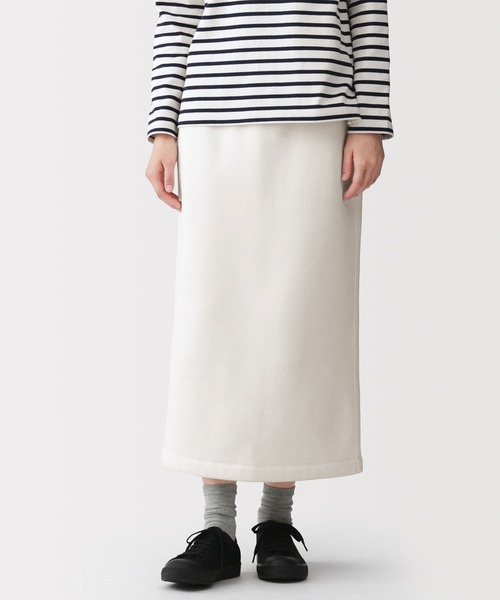 無印良品（MUJI） スカート 婦人 スウェットIラインスカート