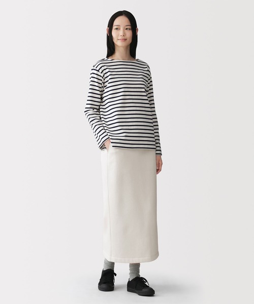 無印良品（MUJI） スカート 婦人 スウェットIラインスカート