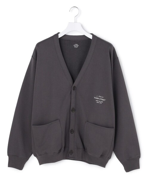 J.PRESS YORK STREET カーディガン 「UNISEX」裏毛スウェット