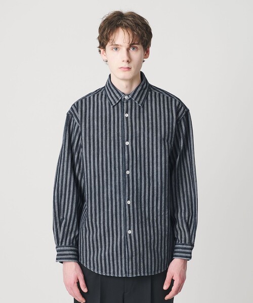 BEAUTY＆YOUTH UNITED ARROWS シャツ ストライプ デニム オーバー