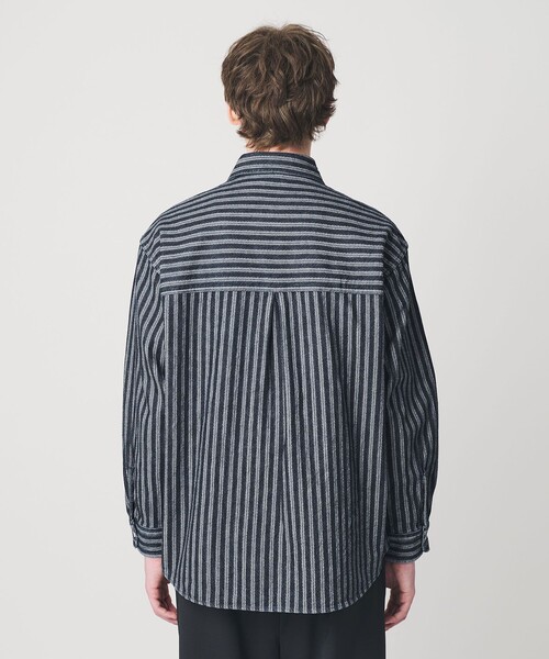 roku beauty&amp;youth ストライプシャツ BEAUTY&YOUTH UNITED ARROWS｜<6(ROKU)>コットン ストライプ シャツ