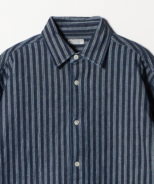 BEAUTY＆YOUTH UNITED ARROWS シャツ ストライプ デニム オーバー
