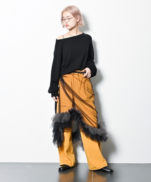 「CITYSHOP」 長袖ニット FREE ブラック レディース_画像3