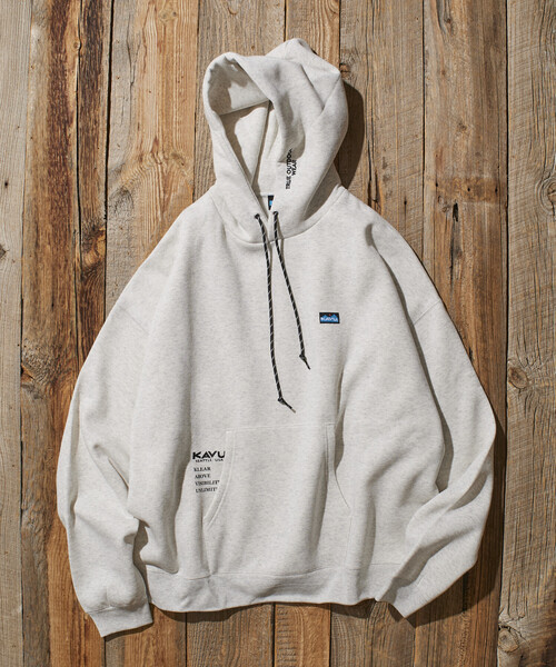 「FREAK'S STORE」 「KAVU」プルオーバーパーカー MEDIUM ブラック メンズ_画像2