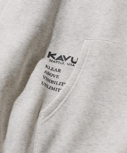 「FREAK'S STORE」 「KAVU」プルオーバーパーカー MEDIUM ブラック メンズ_画像7