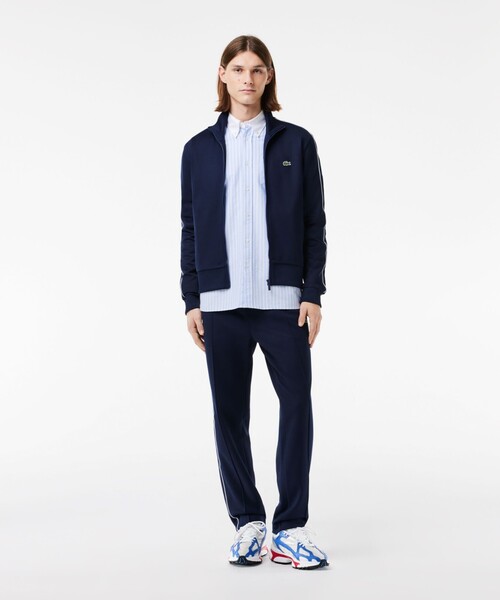 LACOSTE（ラコステ） ジャージブルゾン 2 ネイビー メンズ : ZOZOTOWN 