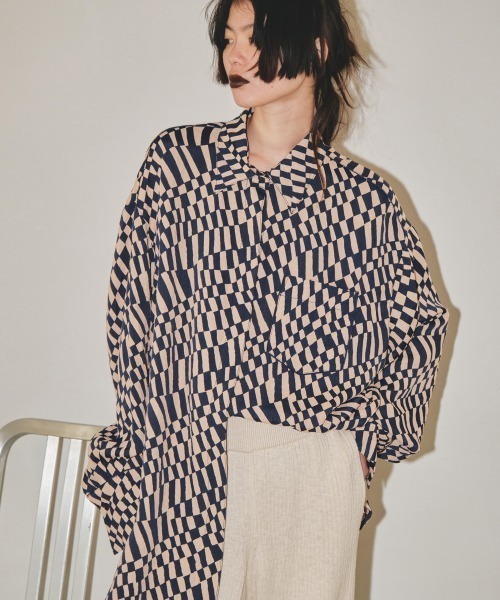 「TODAYFUL」 長袖シャツ FREE ネイビー レディースの画像