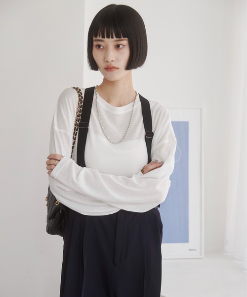 「ANGIE」 オーバーオール FREE ネイビー レディース_画像6