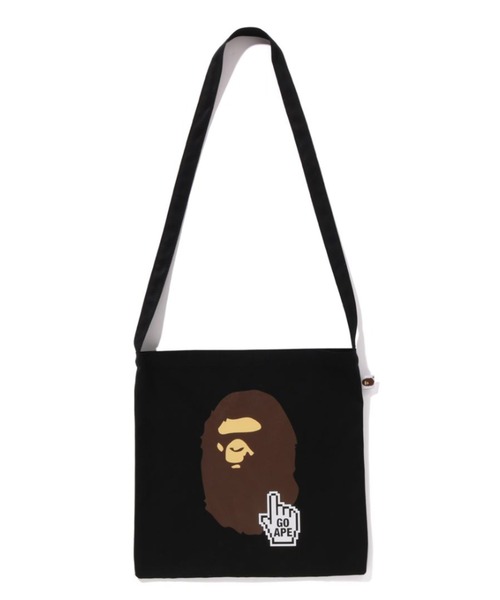 エイプショルダーバック A BATHING APE（アベイシングエイプ） ショルダーバッグ FREE ブラック