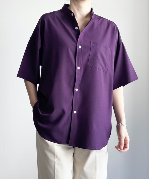 「COMMON WARE」 「HALHAM」半袖シャツ M ホワイト レディース_画像4