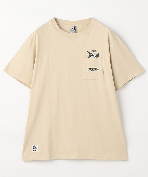 tシャツ 限定展開 CHUMS/チャムス アイム ア ブービーバード ポケットTシャツ／I'm a Booby Bird Pocket T-Shirtの画像
