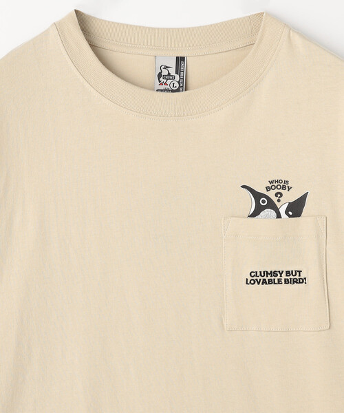 tシャツ 限定展開 CHUMS/チャムス アイム ア ブービーバード ポケットTシャツ／I'm a Booby Bird Pocket T-Shirtの画像