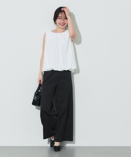 coca（コカ） ワイドパンツ チノパン SOLOTEX(R)使用ツイルチノワイド