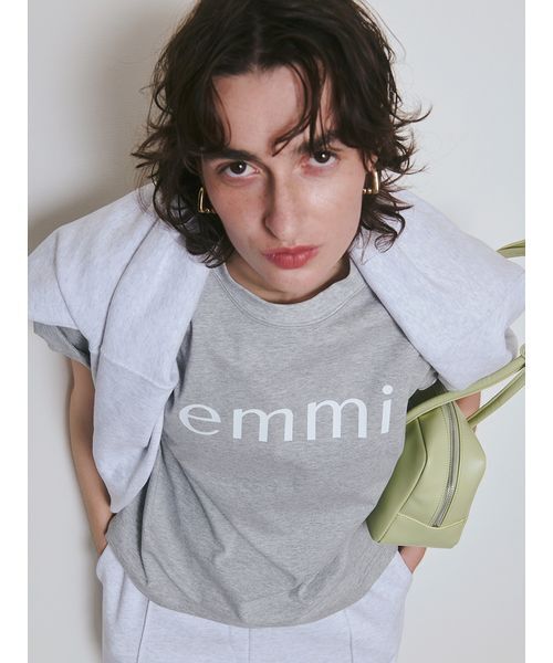 「emmi」 半袖Tシャツ F ダークネイビー レディース_画像4