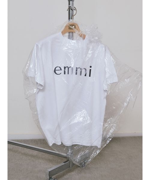 「emmi」 半袖Tシャツ F ダークネイビー レディース_画像5
