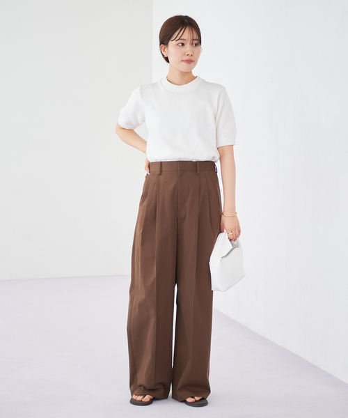 「Plage」 半袖ニット - ベージュ レディース_画像4