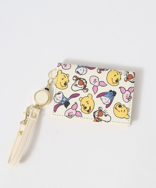 ‼️希少新品‼️ディズニー　プーさん　キーホルダー2個と携帯ケース　平成レトロ　レア Disney（ディズニー） パスケース くまのプーさん 2つ折り パスケース