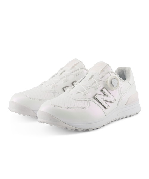 ニューバランス⭐️ 新品✨ ホワイト色574 BOA 女性用ゴルフシューズ24cm New Balance Golf（ニューバランスゴルフ） ニューバランス シューズ