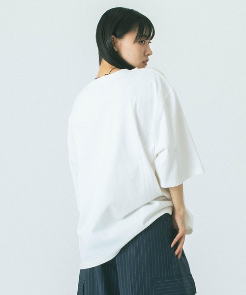 「OKIRAKU」 半袖カットソー ONE SIZE ブラック レディース_画像4