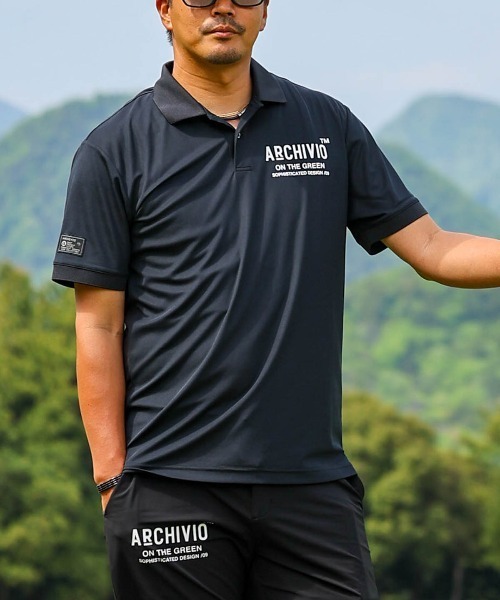 アルチビオ　ニューエラコラボ　ポロシャツ サイズS archivio（アルチビオ） ニューエラ ポロシャツ 半袖 「MENS」UV速乾
