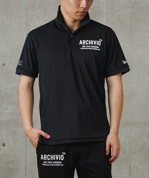 アルチビオ　ニューエラコラボ　ポロシャツ サイズS archivio（アルチビオ） ニューエラ ポロシャツ 半袖 「MENS」UV速乾