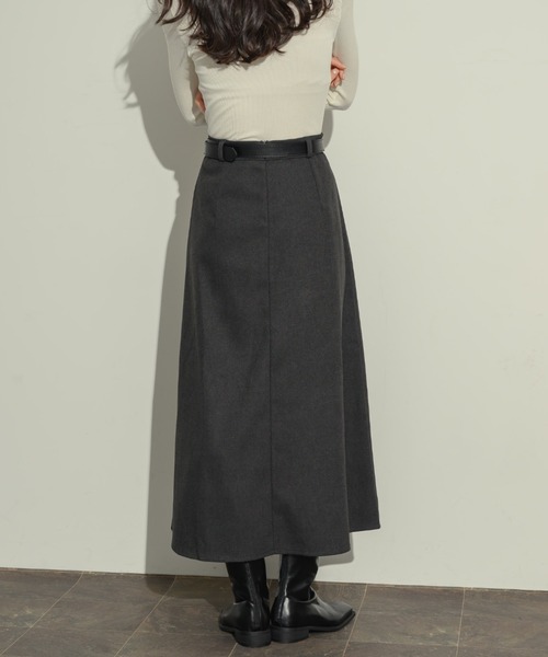 「NEUNA」 ロングスカート FREE ブラウン レディース_画像6