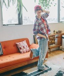 ブラウス シャツ 40ビエラレピアチェックシャ...の詳細画像2