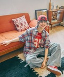 ブラウス シャツ 40ビエラレピアチェックシャ...の詳細画像3