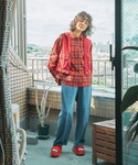 ブラウス シャツ 40ビエラレピアチェックシャ...の詳細画像5