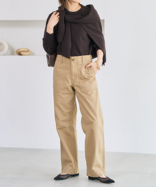 「LE TALON」 フラットパンプス 23cm オートミール レディース_画像8