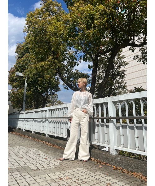 「BLACK BY MOUSSY」 デニムパンツ 1 ブルー レディース_画像3