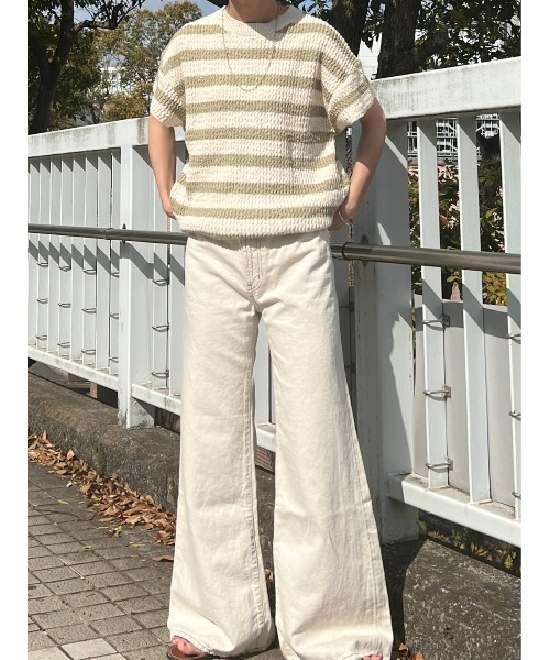 「BLACK BY MOUSSY」 デニムパンツ 1 ブルー レディース_画像4