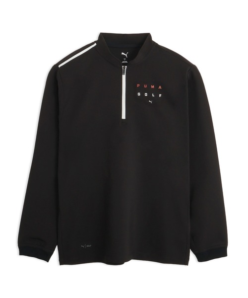パーカー PUMA プーマ メンズ ゴルフ FOG ハーフジップ ミドラー 長袖 シャツ メンズ