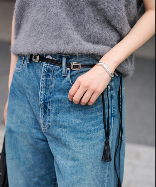 ベルト 「追加」PUNTOVITA / プントヴィータ SQUARE CONCHO BELT レディース