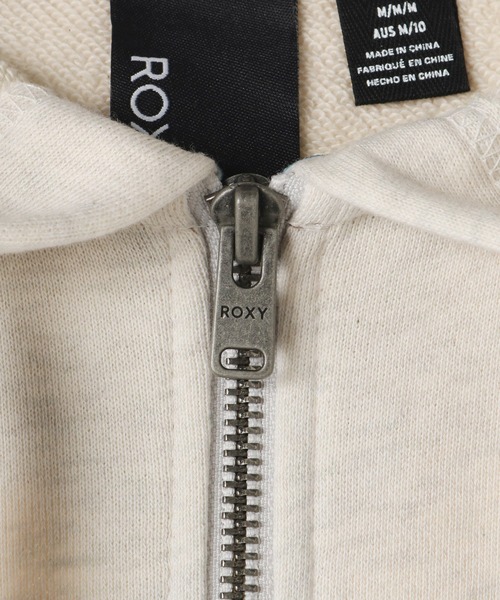 「ROXY」 ジップアップパーカー MEDIUM ベージュ レディース_画像7