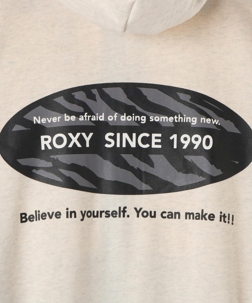 「ROXY」 ジップアップパーカー MEDIUM ベージュ レディース_画像8