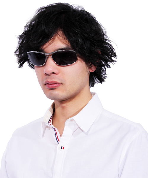 メタルフレーム ブラックレンズ サングラス Amazon.co.jp: [ZIGs] Allブラック ダークブラック UVカット