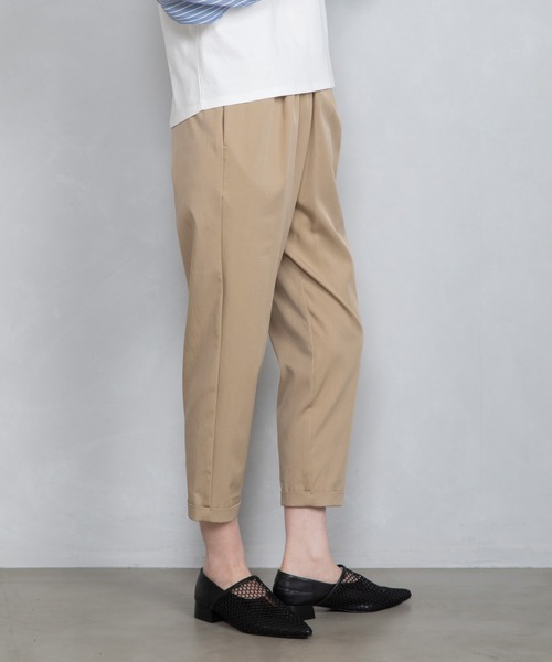 MARECHAL TERRE パンツ ウエストギャザーパンツ レディース