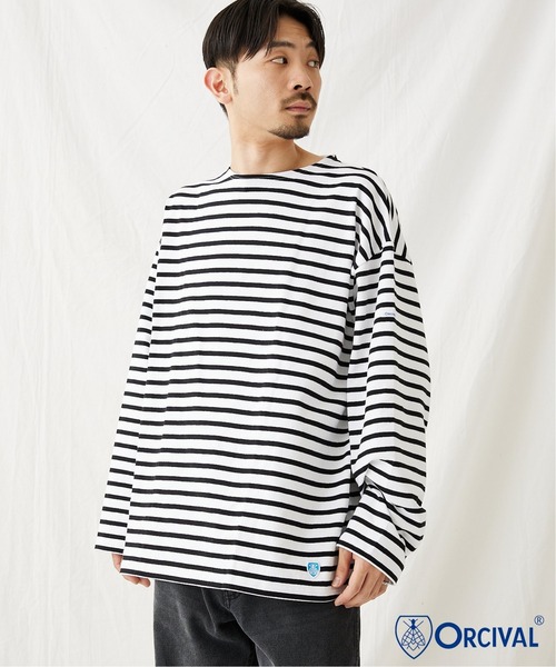 n*p様 未着用 オーシバル バスクシャツ コットンロードワイドTシャツ 黒 ORCIVAL（オーシバル） tシャツ 「ORCIVAL / オーシバル(オーチバル