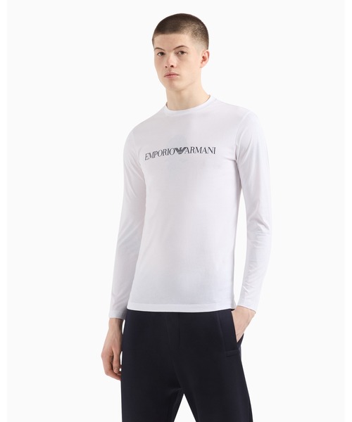 EMPORIO ARMANI tシャツ 「エンポリオ アルマーニ」トップス ピマ