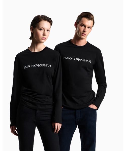 EMPORIO ARMANI tシャツ 「エンポリオ アルマーニ」トップス ピマ