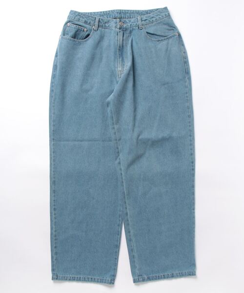 【未使用近】定価¥30,800 飾りボタン付インディゴデニムバギー Panel Used Buggy – FACTOTUM